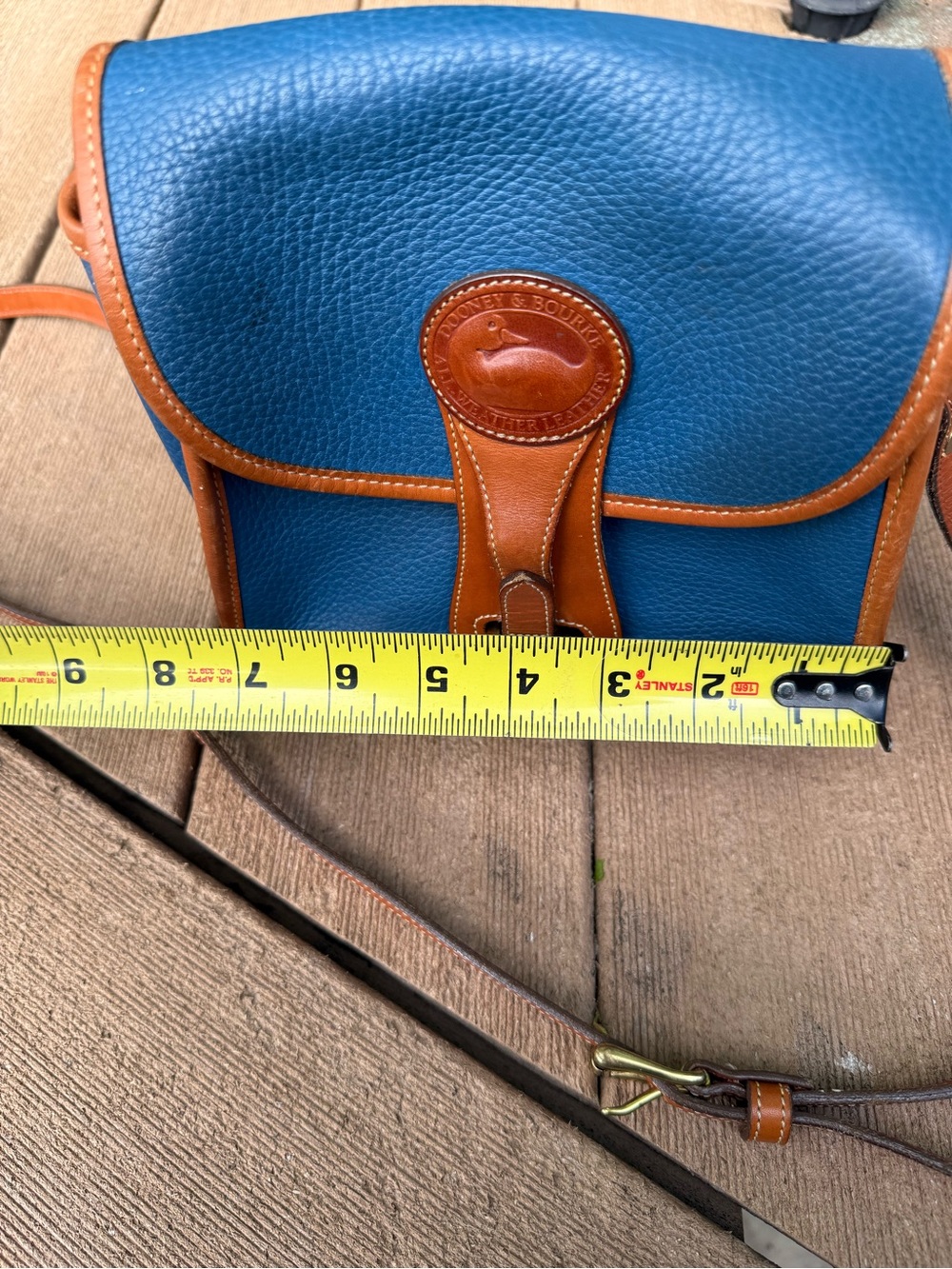 Dooney & Bourke Essex Collection Crossbody Bag In French Blue - Picture 12 of 16